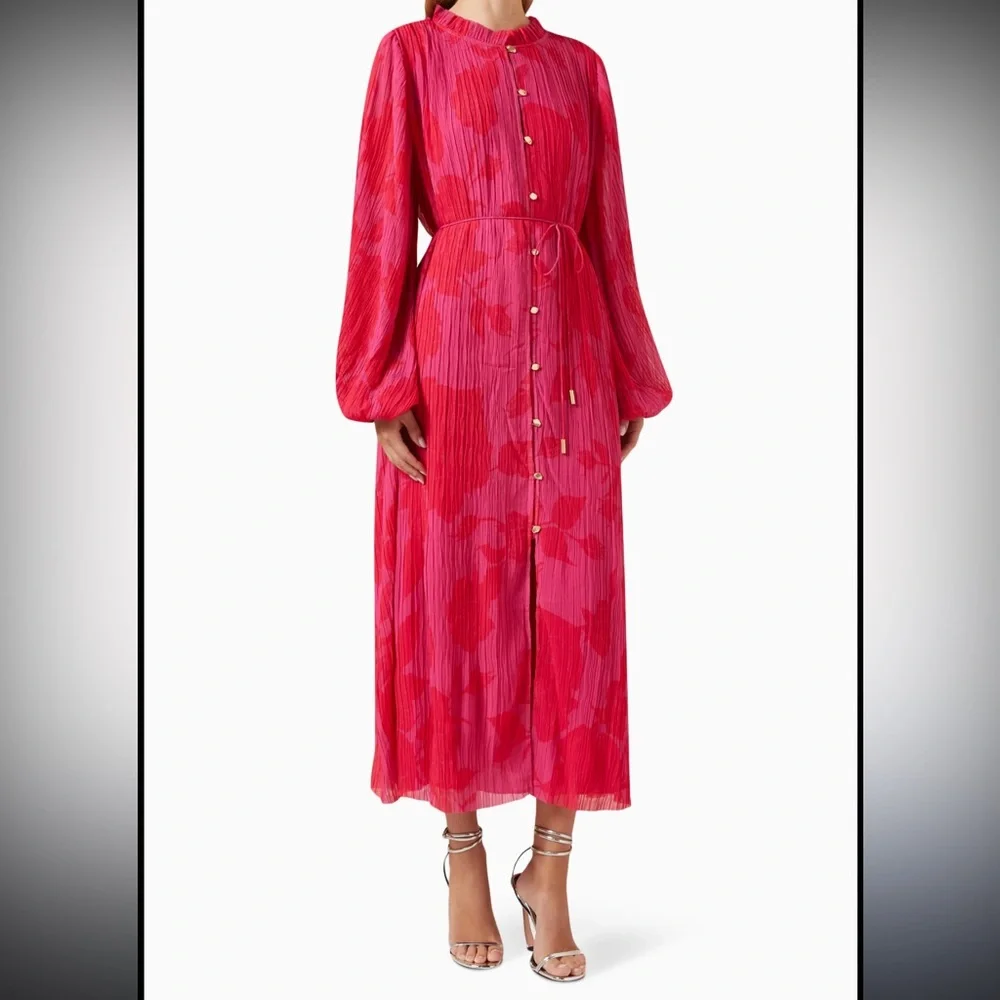 Aje Pelmet Dress Rose size 10